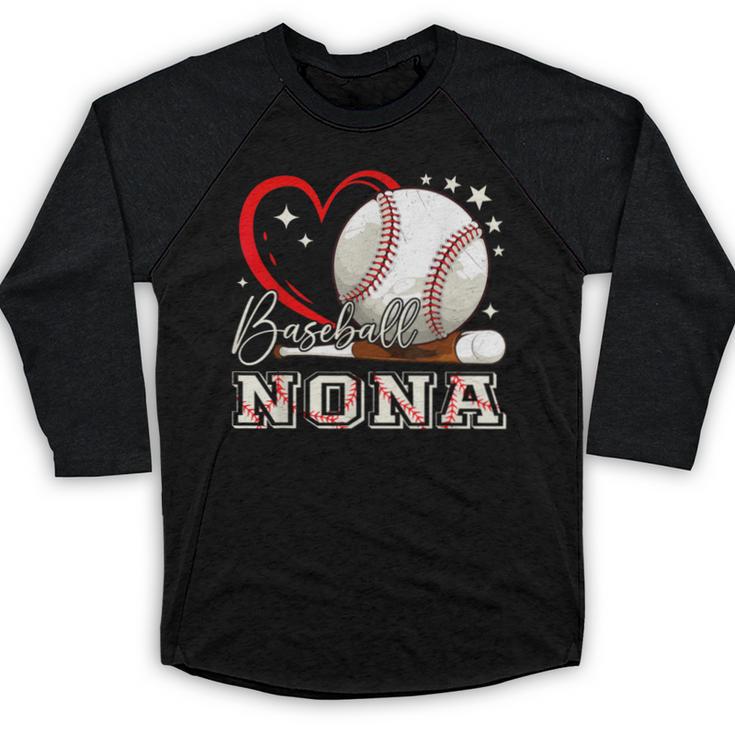 Baseball Nona Family Matching Cute Baseball Lover Baseball Raglan Shirt