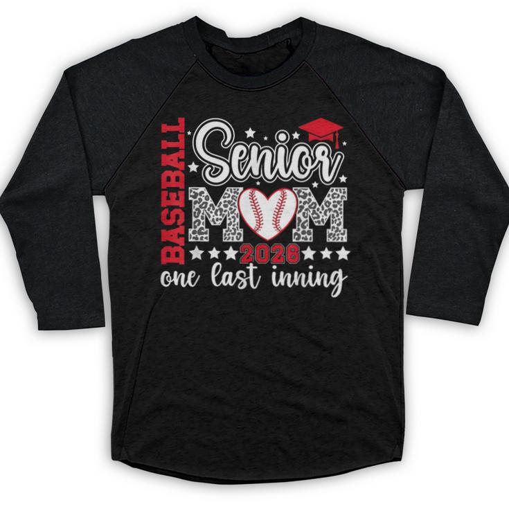 Baseball Senior Mom 2026 Last Inning Baseball Senior Mama Baseball Raglan Shirt