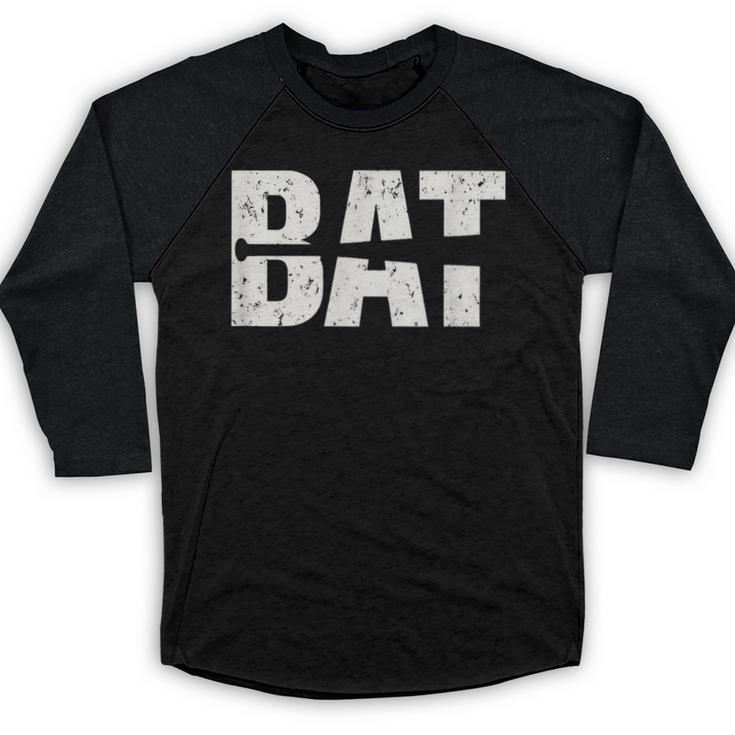 Cool Bat Dad Baseball Tee Women Kids Baseball Raglan Shirt