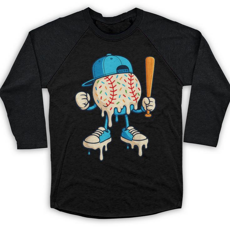 Cool Drip Baseball Shirt Youth Baseball Drip Baseball Raglan Shirt