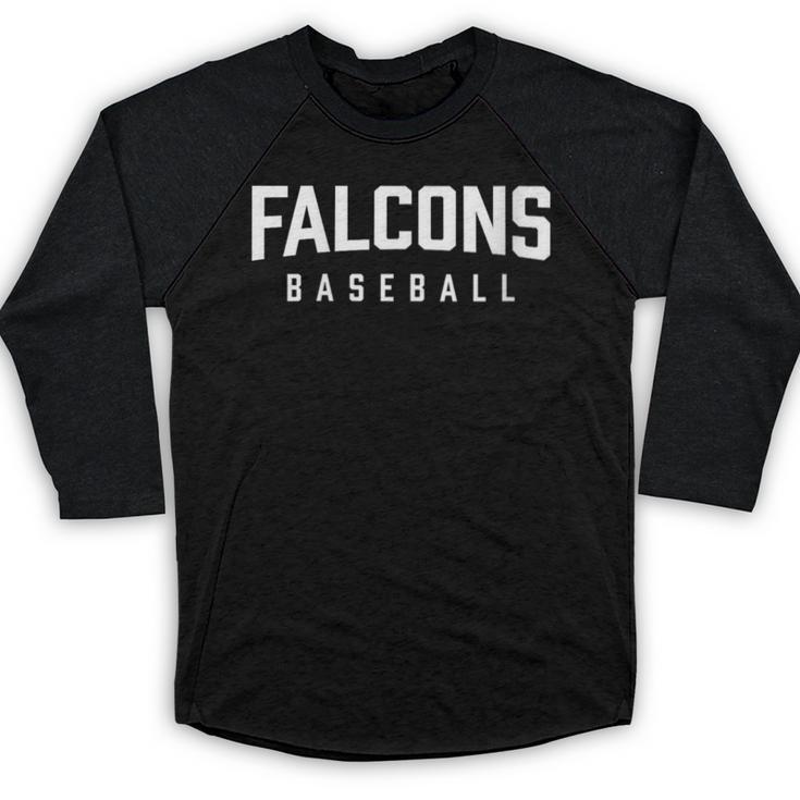 Falcons Baseball Inspired Baseball Raglan Shirt
