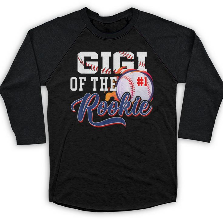 Gigi Rookie Of Year 1st Birthday Baseball Theme Matching Baseball Raglan Shirt