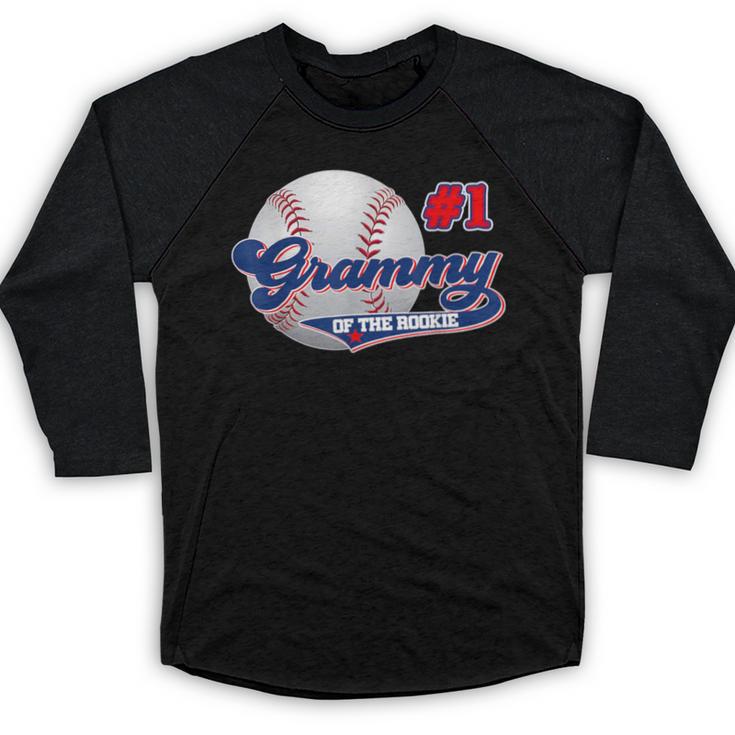 Grammy Rookie Of Year 1st Birthday Baseball Theme Matching Baseball Raglan Shirt