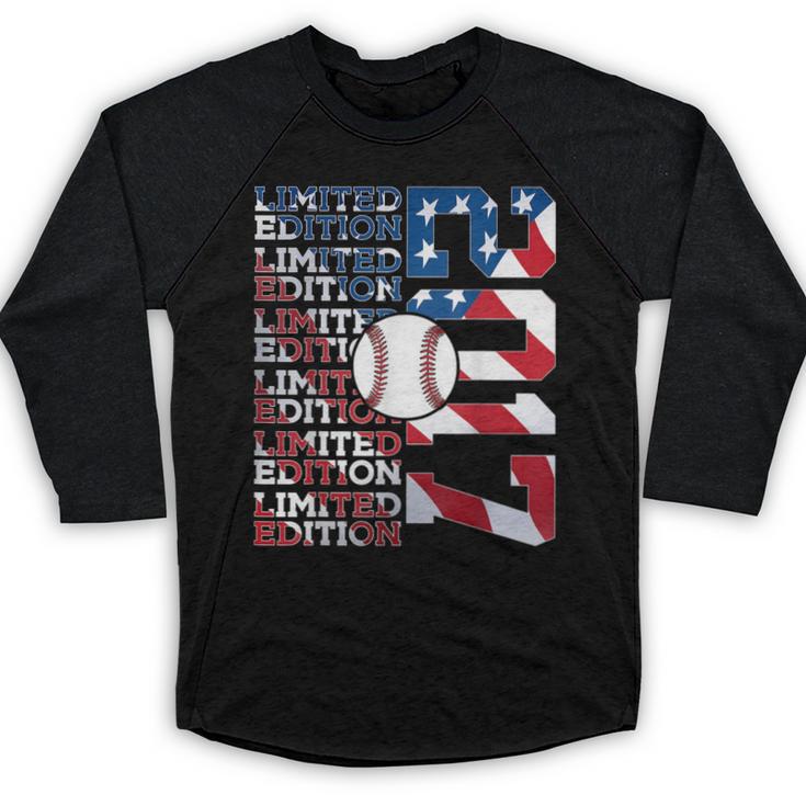 Limited Edition 2017 Baseball 9TH Birthday Baseball Raglan Shirt