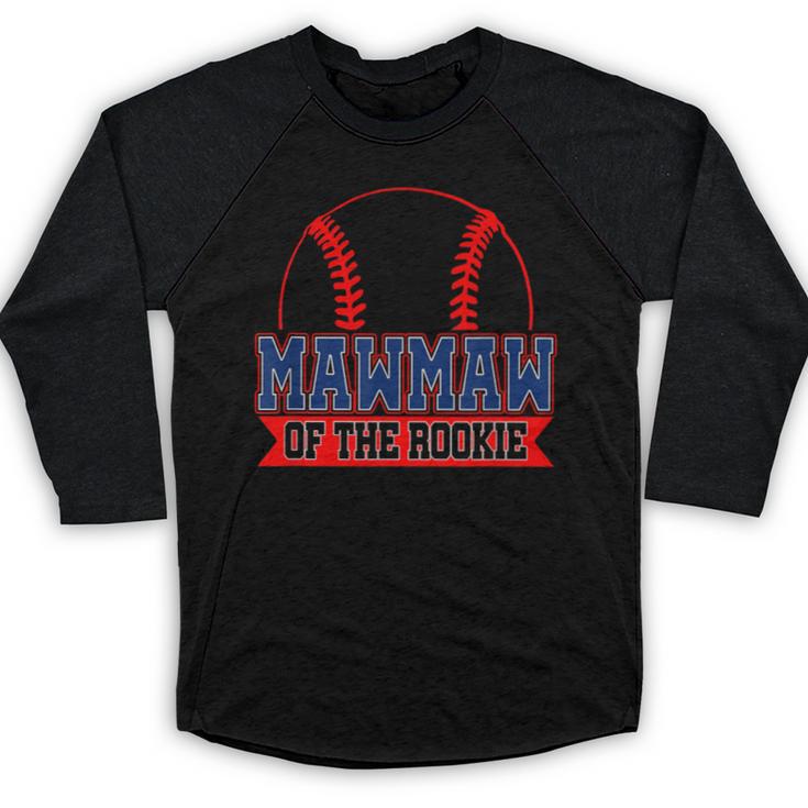 Mawmaw Rookie Of Year 1st Birthday Baseball Theme Matching Baseball Raglan Shirt