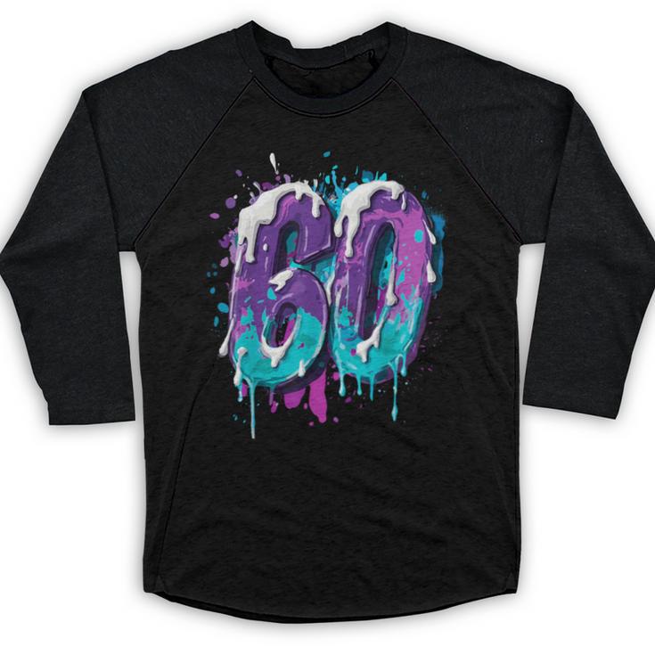 Vintage Baseball 60 Number Baseball Raglan Shirt