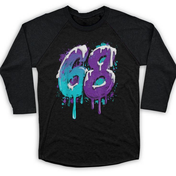 Vintage Baseball 68 Number Baseball Raglan Shirt