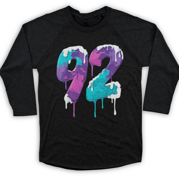 Vintage Baseball 92 Number Baseball Raglan Shirt