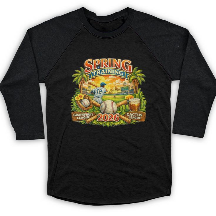 Women's Awesome Spring Trainings 2026 Baseball Arizona Florida Baseball Raglan Shirt