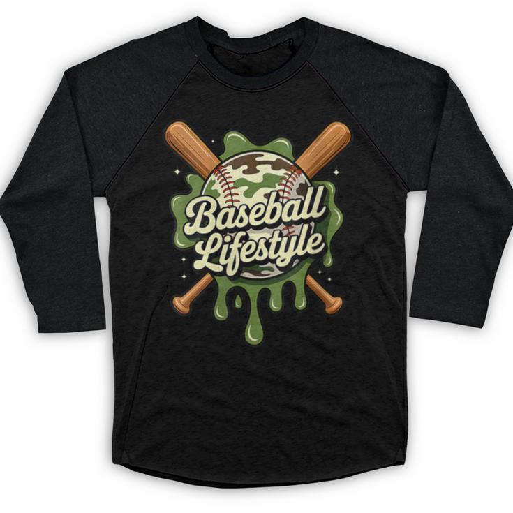 Women's Baseball Life Style 101 Apparel Youth Drip Baseball Boys Kid Baseball Raglan Shirt