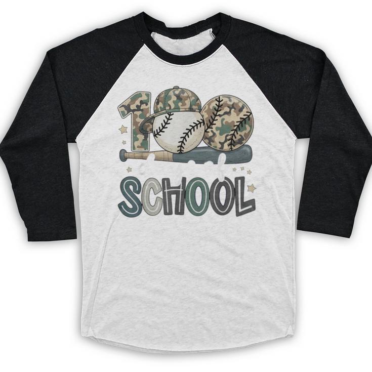 100 Days Of School Baseball Camo Camo Cap Boy School Baseball Raglan Shirt 100 Days Of School Baseball Camo Camo Cap Boy School Baseball Raglan Shirt