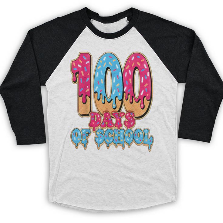 100 Days Of School Baseball Drip 100th Day Of School Baseball Raglan Shirt 100 Days Of School Baseball Drip 100th Day Of School Baseball Raglan Shirt