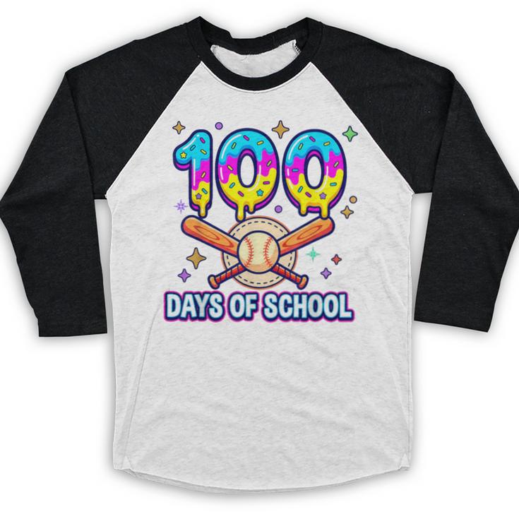100 Days Of School Baseball Ice Cream Drip Kids Boys Teacher Baseball Raglan Shirt 100 Days Of School Baseball Ice Cream Drip Kids Boys Teacher Baseball Raglan Shirt