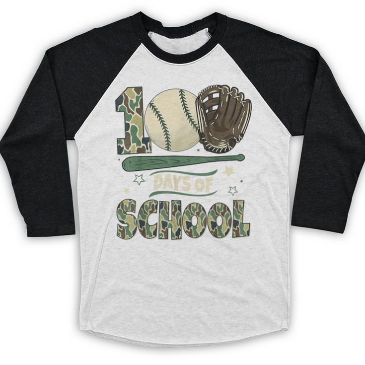 100 Days Of School Teacher Camo Baseball Boys Toddler Kids Baseball Raglan Shirt 100 Days Of School Teacher Camo Baseball Boys Toddler Kids Baseball Raglan Shirt