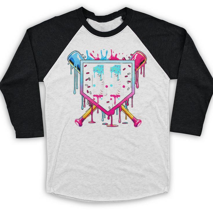 11th Birthday Boys Baseball Ice Cream Drip Boys Baseball Baseball Raglan Shirt 11th Birthday Boys Baseball Ice Cream Drip Boys Baseball Baseball Raglan Shirt