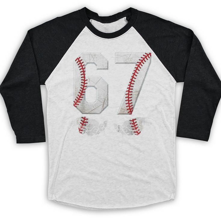 67 Six Seven Number 6 7 Meme Baseball Six Seven For Boys Men Baseball Raglan Shirt 67 Six Seven Number 6 7 Meme Baseball Six Seven For Boys Men Baseball Raglan Shirt