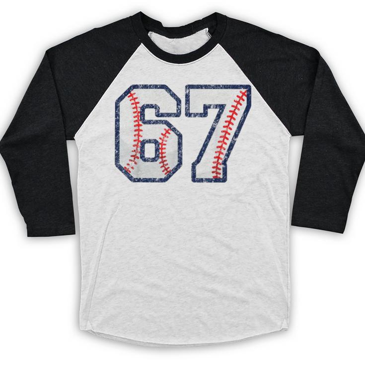 67 Sports Meme – Baseball Number 6 7 Baseball Raglan Shirt 67 Sports Meme – Baseball Number 6 7 Baseball Raglan Shirt