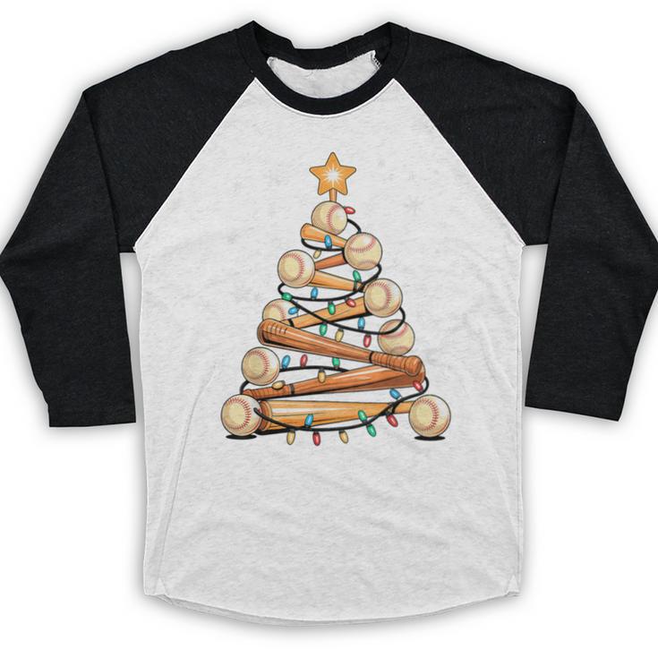 Baseball Christmas Tree Light Xmas Baseball Baseball Raglan Shirt Baseball Christmas Tree Light Xmas Baseball Baseball Raglan Shirt