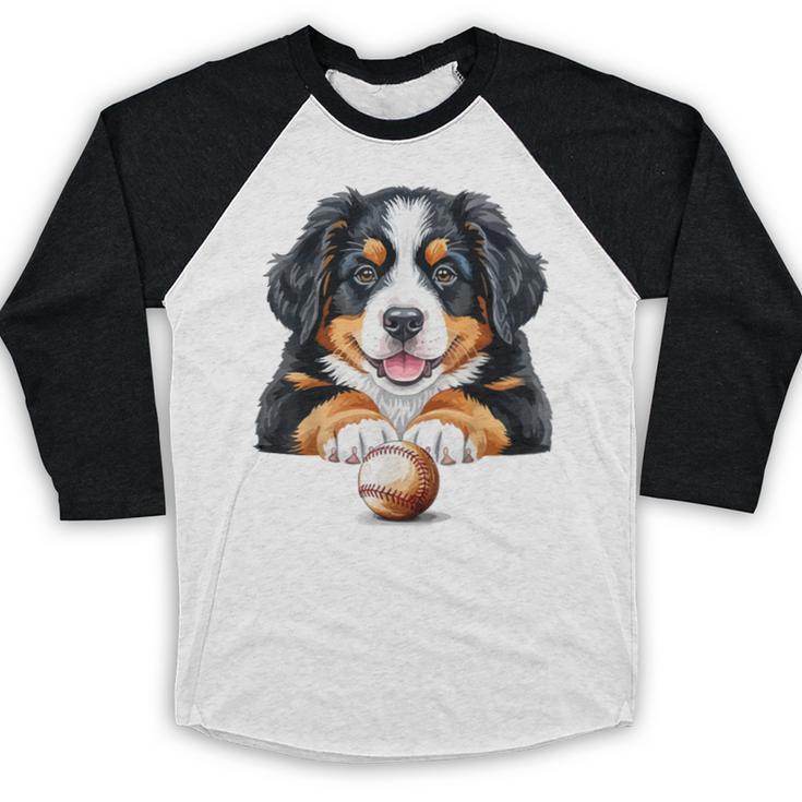 Baseball Dog Men & Women Baseball Raglan Shirt Baseball Dog Men & Women Baseball Raglan Shirt
