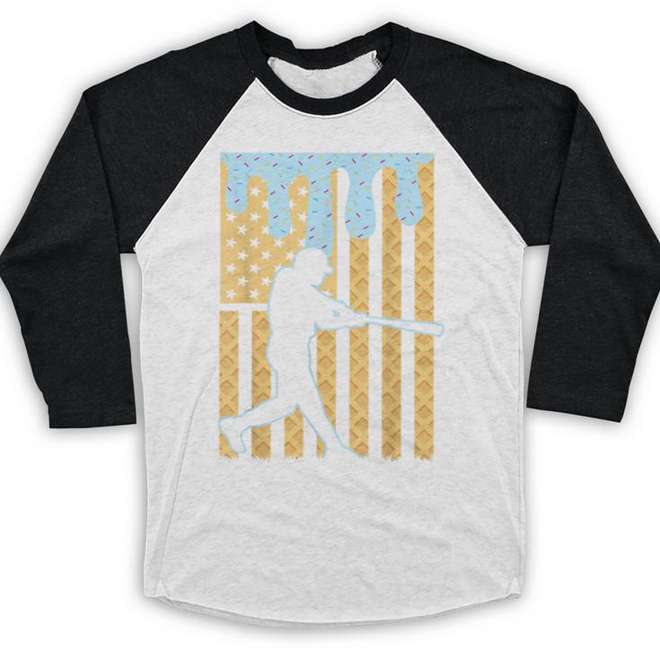Baseball Drip Boys Dripping Ice Cream Baseball American Flag Baseball Raglan Shirt Baseball Drip Boys Dripping Ice Cream Baseball American Flag Baseball Raglan Shirt