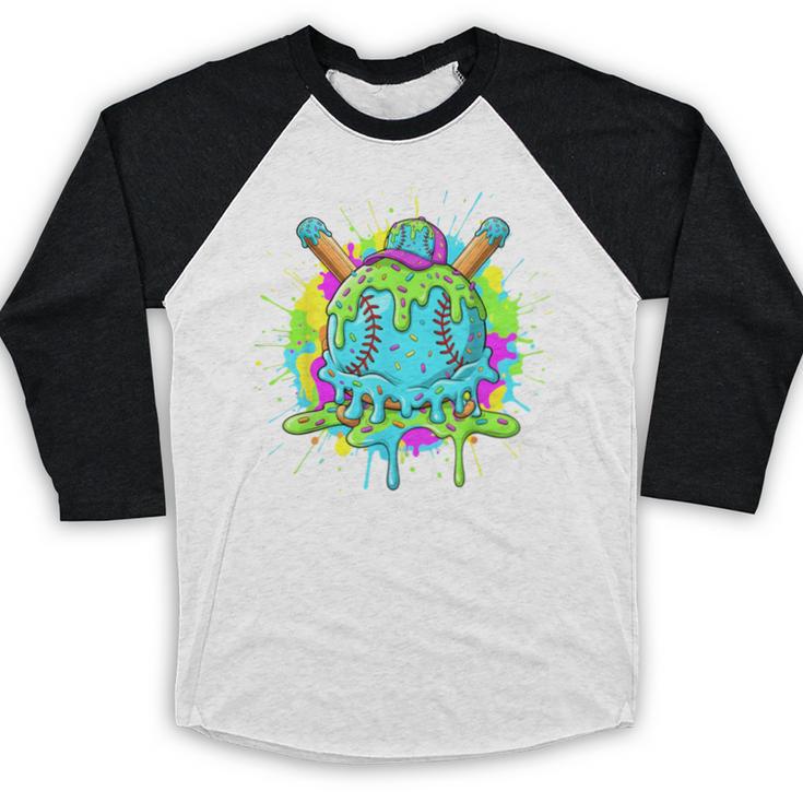 Baseball Drip For Boys Ice Cream Drip Youth Boys Baseball Baseball Raglan Shirt Baseball Drip For Boys Ice Cream Drip Youth Boys Baseball Baseball Raglan Shirt