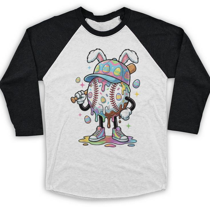 Baseball Drip Ice Cream Apparel Youth Boy Easter Day Baseball Raglan Shirt Baseball Drip Ice Cream Apparel Youth Boy Easter Day Baseball Raglan Shirt