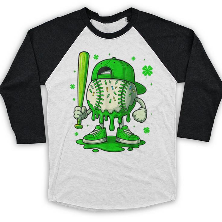 Baseball Drip Icecream Apparel Youth Boy St Patricks Day Baseball Raglan Shirt Baseball Drip Icecream Apparel Youth Boy St Patricks Day Baseball Raglan Shirt
