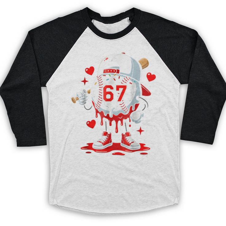 Baseball Drip Icecream Valentine 67 Meme Tees Men Youth Boys Baseball Raglan Shirt Baseball Drip Icecream Valentine 67 Meme Tees Men Youth Boys Baseball Raglan Shirt