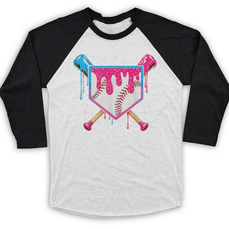 Baseball Drip Purple Glove Respect The Drip Youth Boys Girls Baseball Raglan Shirt Baseball Drip Purple Glove Respect The Drip Youth Boys Girls Baseball Raglan Shirt
