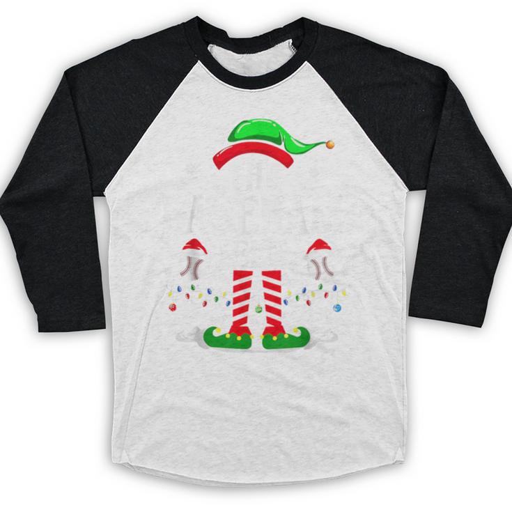 The Baseball Elf Christmas Sport Lovers Xmas Elf Baseball Raglan Shirt The Baseball Elf Christmas Sport Lovers Xmas Elf Baseball Raglan Shirt