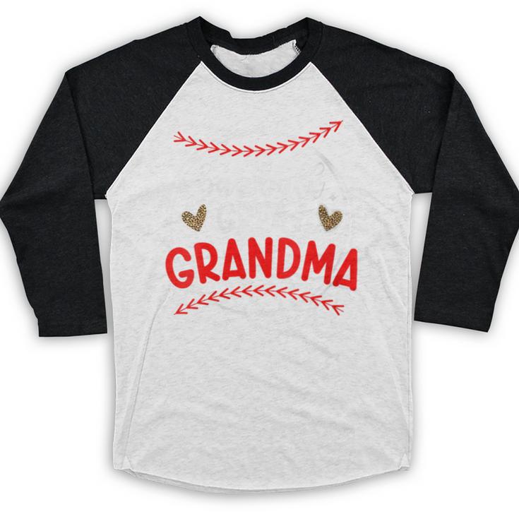 Baseball Great Grandma Of A Baseball Player Great Grandma Baseball Raglan Shirt