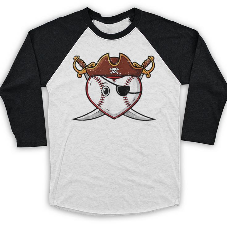 Baseball Heart Pirate Hat Crossed Swords Men Boys Kids Youth Baseball Raglan Shirt Baseball Heart Pirate Hat Crossed Swords Men Boys Kids Youth Baseball Raglan Shirt