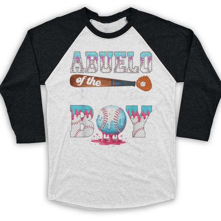 Baseball Ice Cream Drip Abuelo Of The Birthday Boy Baseball Raglan Shirt