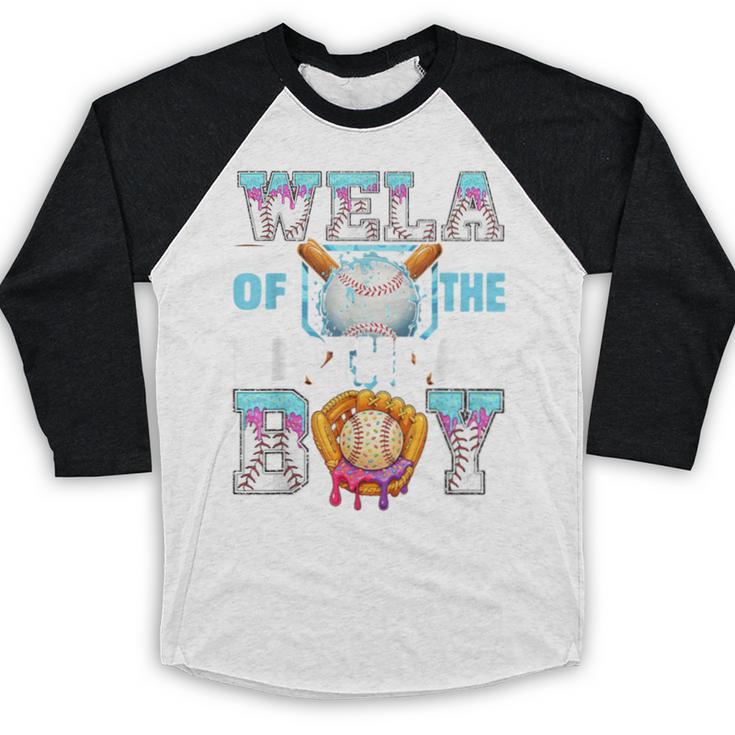 Baseball Ice Cream Drip Wela Of The Birthday Boy Baseball Raglan Shirt