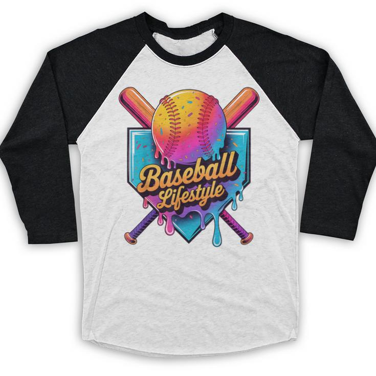 Baseball Lifestyle Drip Icecream Baseball Raglan Shirt Baseball Lifestyle Drip Icecream Baseball Raglan Shirt