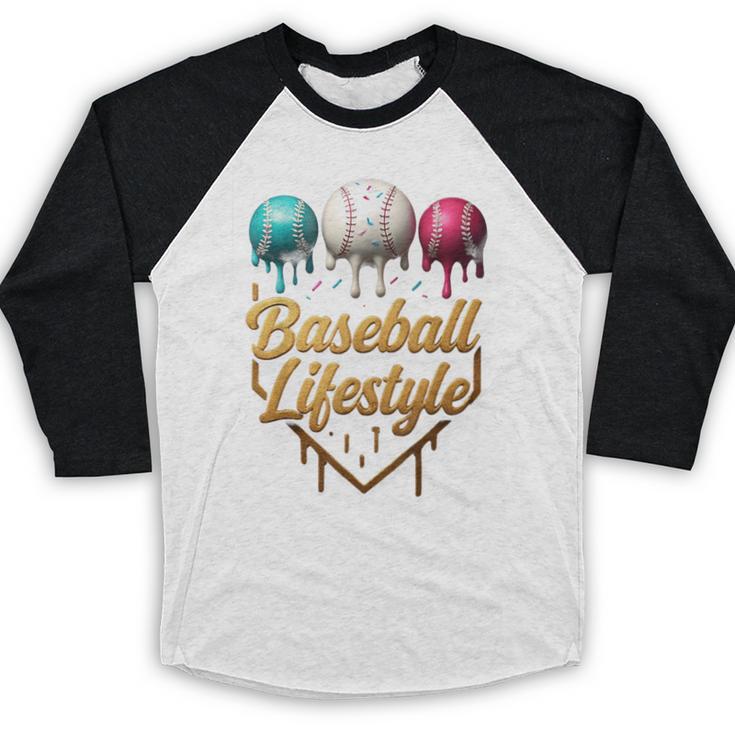 Baseball Lifestyle Drip Baseball Raglan Shirt