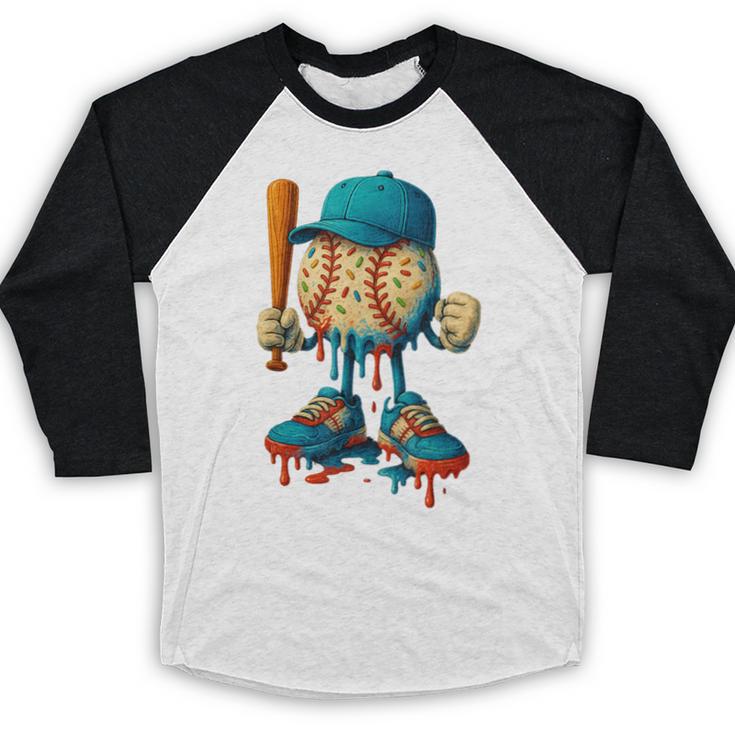 Baseball Lifestyle Youth Baseball Drip Icecream Baseball Raglan Shirt Baseball Lifestyle Youth Baseball Drip Icecream Baseball Raglan Shirt
