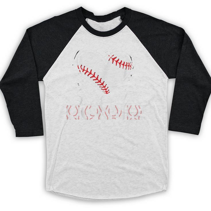 Baseball Nonnie Baseball Heart Baseball Raglan Shirt