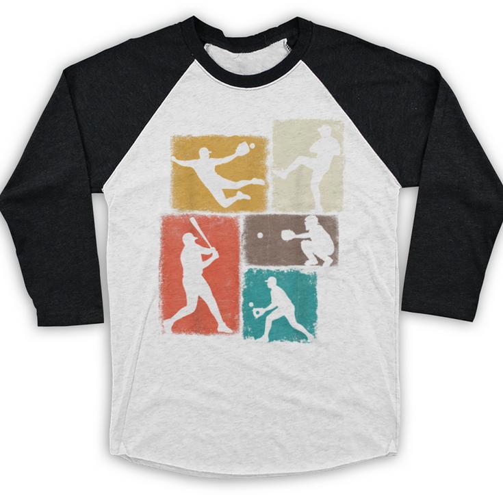 Baseball Player Collage Men Kids Coach Youth Boys Baseball Raglan Shirt Baseball Player Collage Men Kids Coach Youth Boys Baseball Raglan Shirt