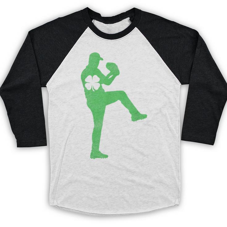 Baseball Shamrock St Patrick's Day Saint Paddy's Baseball Raglan Shirt Baseball Shamrock St Patrick's Day Saint Paddy's Baseball Raglan Shirt
