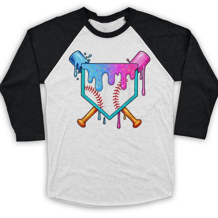 Baseball Sport Respect The Drip Boys Baseball Baseball Raglan Shirt