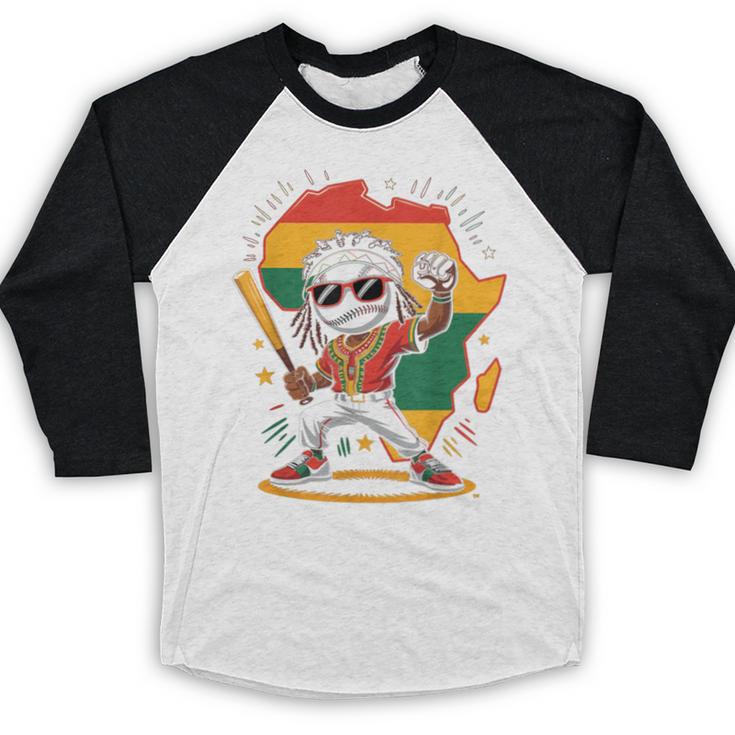 Baseball History Month For Boys Baseball Raglan Shirt