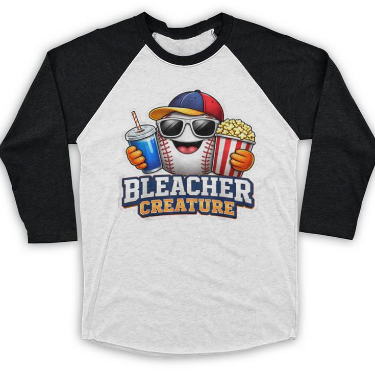 Bleacher Creature Baseball Fan Supporter Game Day Ball Baseball Raglan Shirt Bleacher Creature Baseball Fan Supporter Game Day Ball Baseball Raglan Shirt