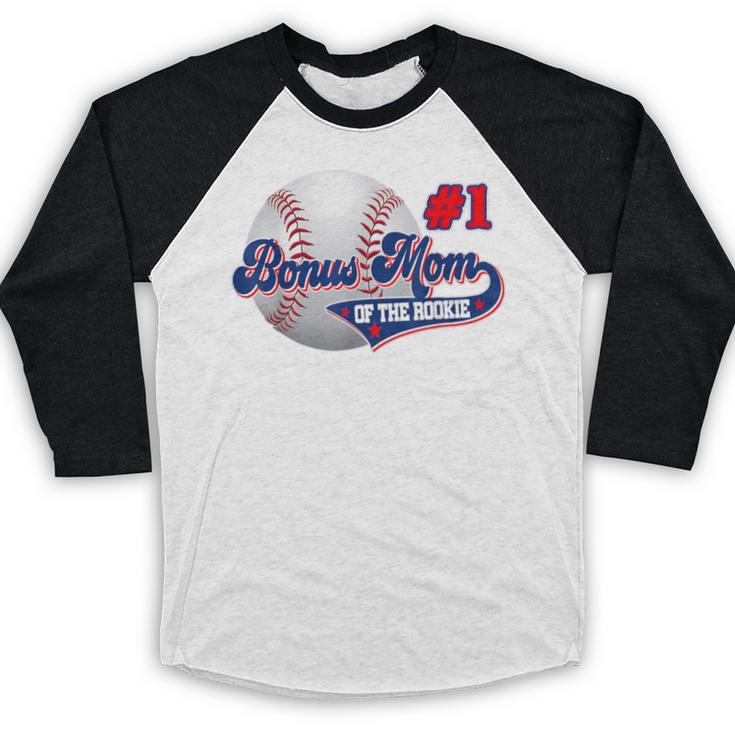 Bonus Mom Rookie Of Year 1st Birthday Baseball Theme Baseball Raglan Shirt Bonus Mom Rookie Of Year 1st Birthday Baseball Theme Baseball Raglan Shirt