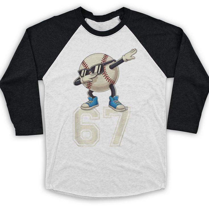 Boys Kids 67 Six Seven Sunglasses Dabbing Baseball Lover Baseball Raglan Shirt Boys Kids 67 Six Seven Sunglasses Dabbing Baseball Lover Baseball Raglan Shirt