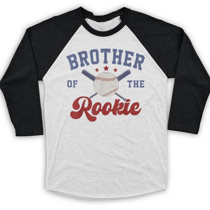 Brother Of Rookie 1st Birthday Baseball Boy Family Matching Baseball Raglan Shirt