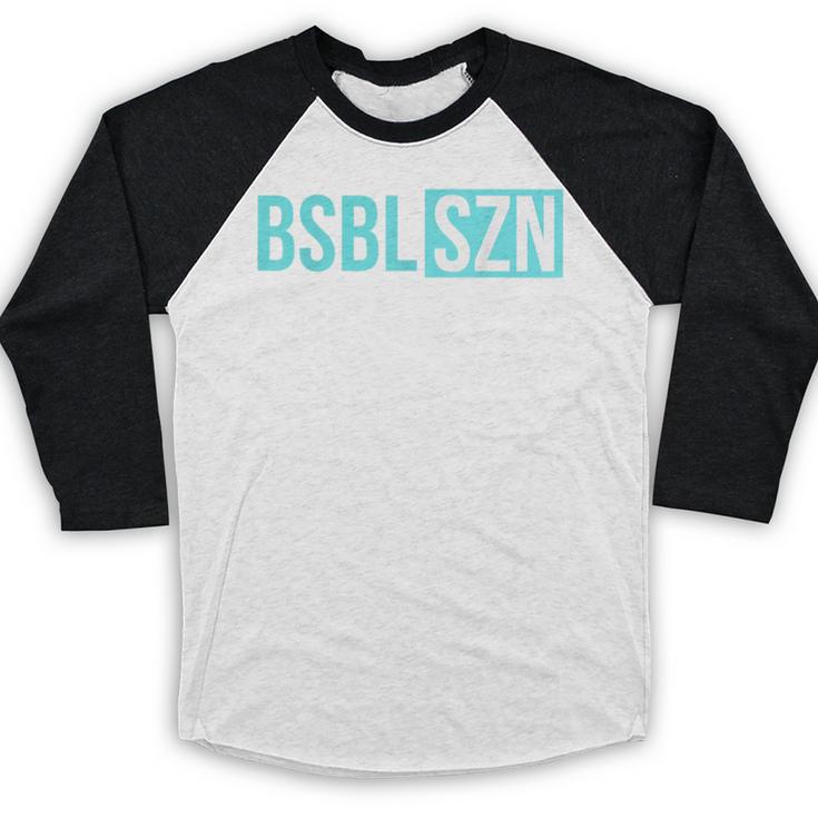 BSBL SZN Baseball Season Game Day Boys Girls Youth Baseball Raglan Shirt