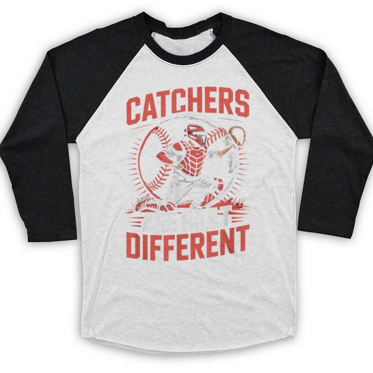 Catchers Are Built Different Baseball Catcher Baseball Raglan Shirt Catchers Are Built Different Baseball Catcher Baseball Raglan Shirt