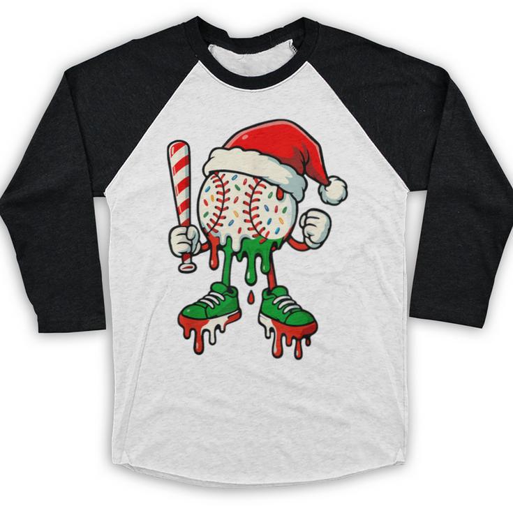 Christmas Baseball Drip For Boys Ice Cream Drip Baseball Baseball Raglan Shirt Christmas Baseball Drip For Boys Ice Cream Drip Baseball Baseball Raglan Shirt