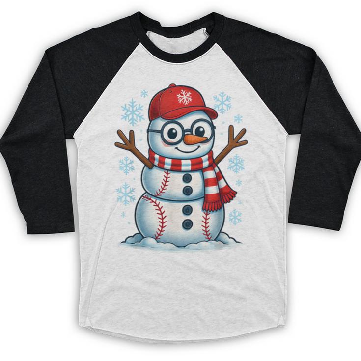 Christmas Baseball Snowman Xmas Pajamas Women Men Boys Baseball Raglan Shirt Christmas Baseball Snowman Xmas Pajamas Women Men Boys Baseball Raglan Shirt